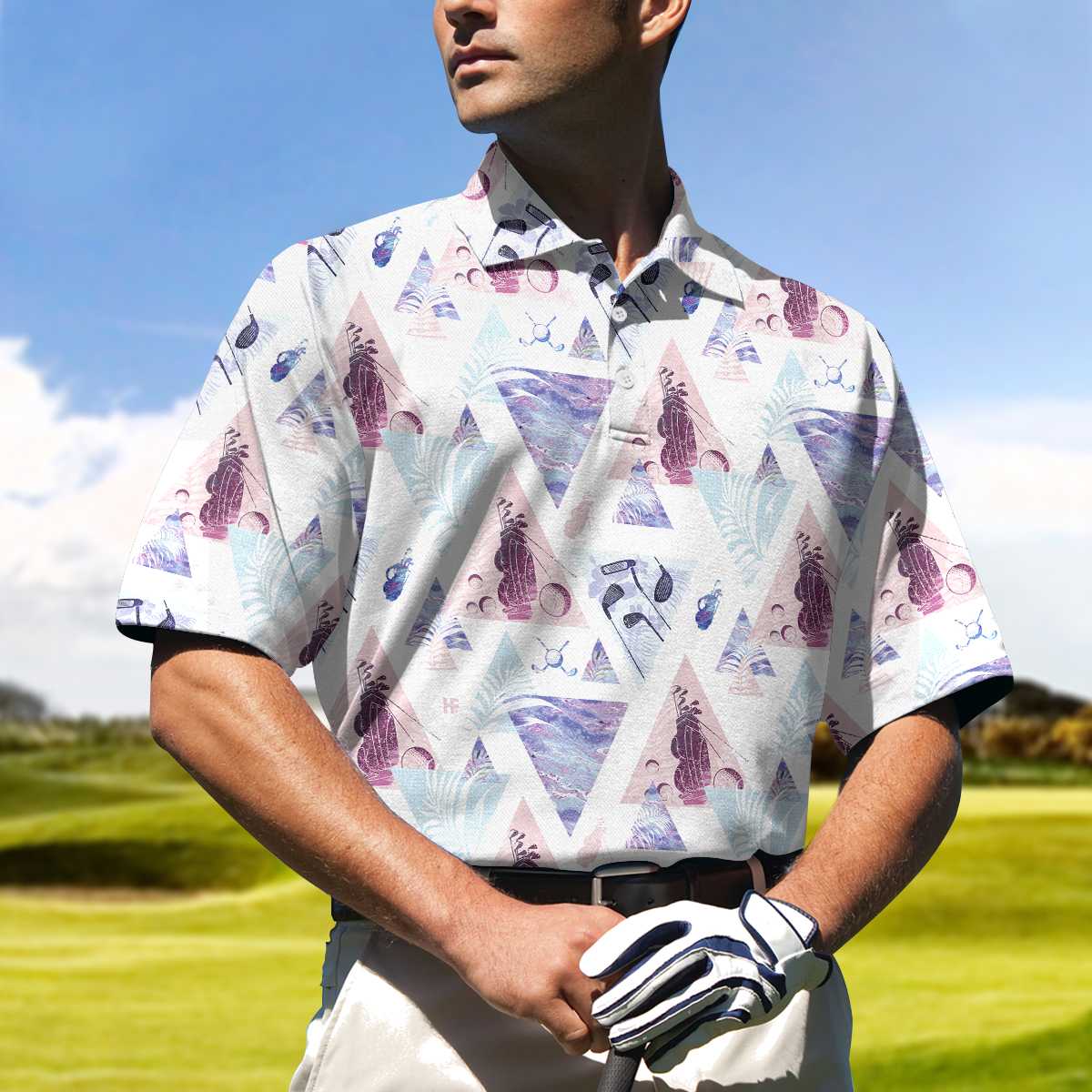 Are You Looking At My Putt Golf Polo Shirt - Hyperfavor