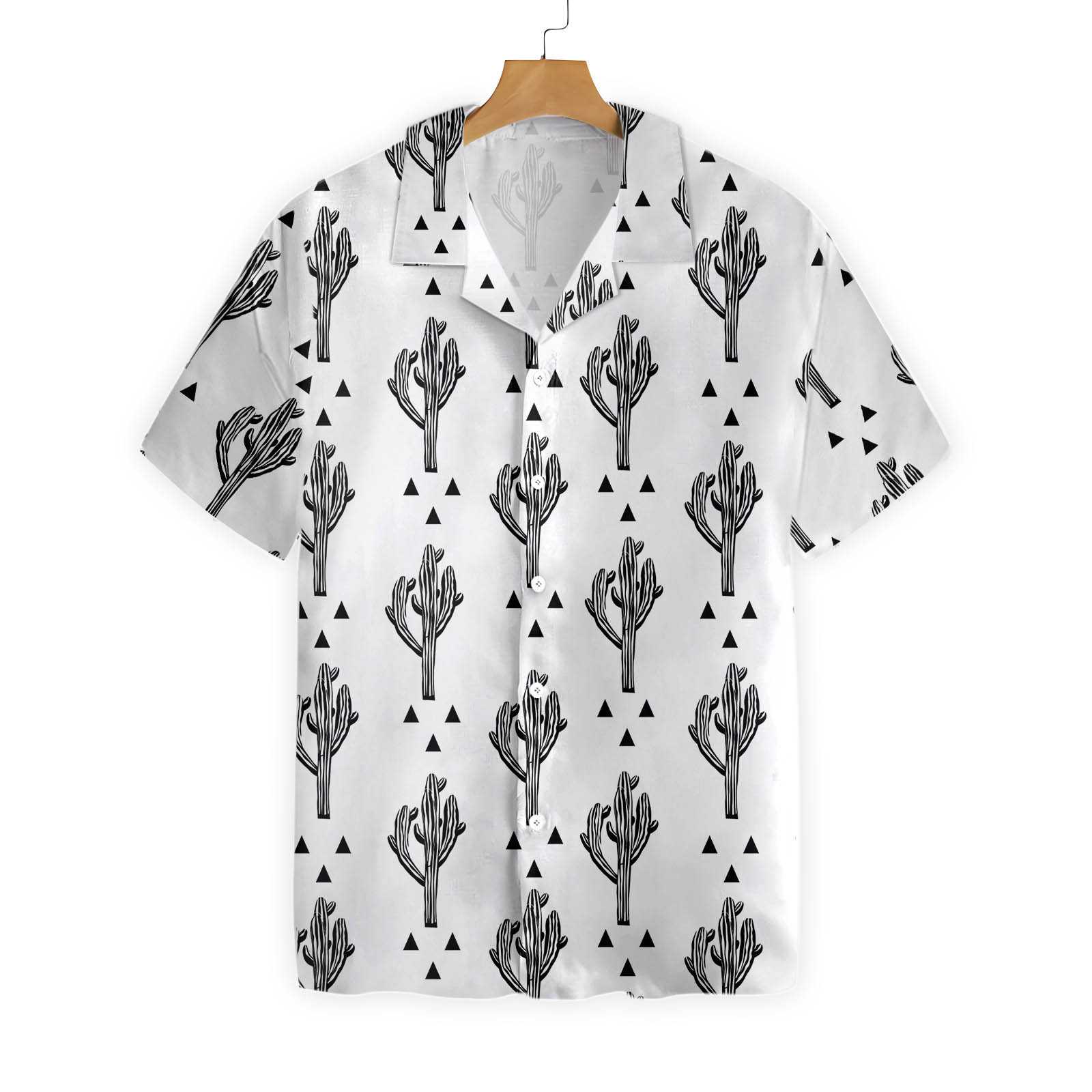 Cactus Seamless Pattern Hawaiian Shirt