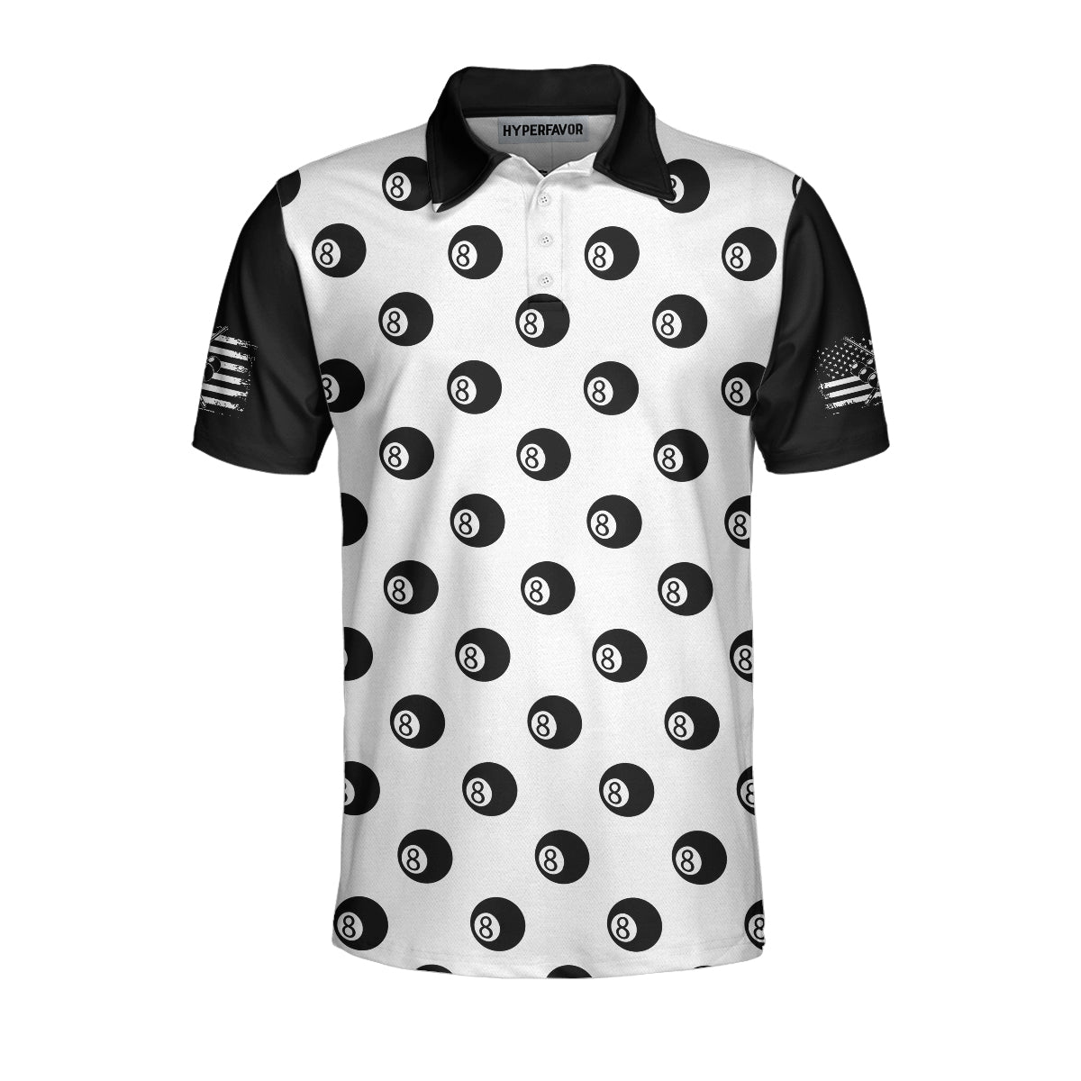 Don't Mess With Poolasaurus Polo Shirt, Billiards Ball Pattern Shirt For Male Players, Simple Billiards Shirt Design