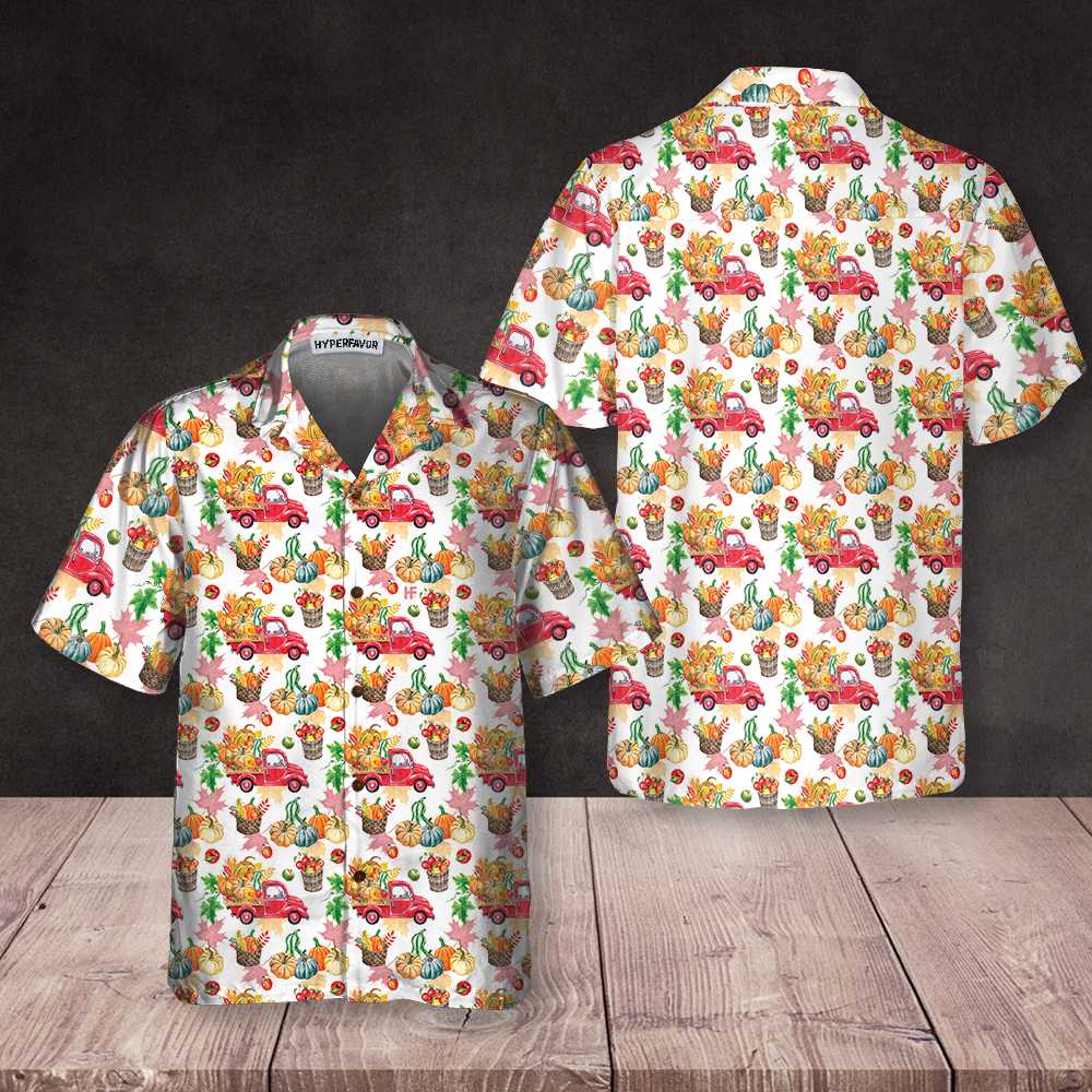 Farmer Fall Halloween Hawaiian Shirt, Cute Farm Life Shirt, Best Gift For Farmers