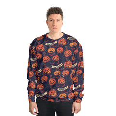 Fun Pumpkins Halloween,Trick Pumpkin Pattern For Men, For Woman Sweatshirt - HYPERFAVOR