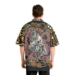 Cartoon Halloween Illustration Frame Of Diverse Evil Baseball Jersey