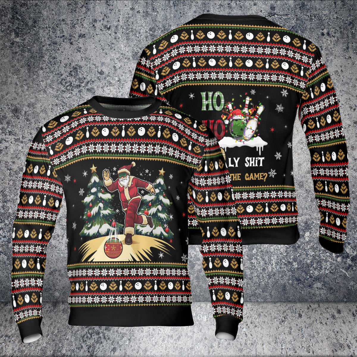 Ho Ho Holy Shot Ugly Christmas Sweater