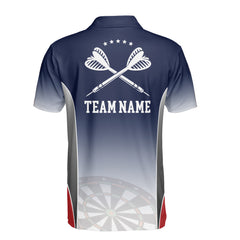 HYPERFAVOR American Flag Patriotic Dart Custom Polo Shirt