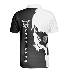 HYPERFAVOR Custom Skull Dart Premium Polo Shirt For Team