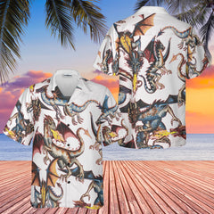 HYPERFAVOR Awesome Dragon Hawaiian Shirt
