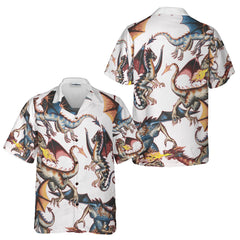 HYPERFAVOR Awesome Dragon Hawaiian Shirt