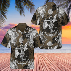 HYPERFAVOR Dragon Skull Gothic Style Hawaiian Shirt