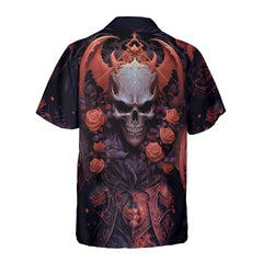 HYPERFAVOR Gothic Demon Skull Hawaiian Shirt