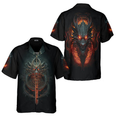 HYPERFAVOR Mythical Dragon Hawaiian Shirt