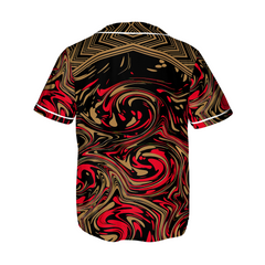 HYPERFAVOR Hell Wolf Halloween Premium Baseball Jersey