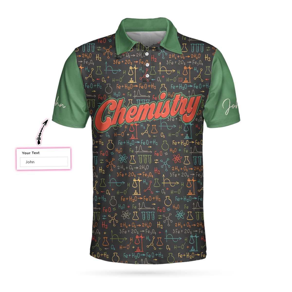 I Am A Chemistry Teacher Custom Polo Shirt