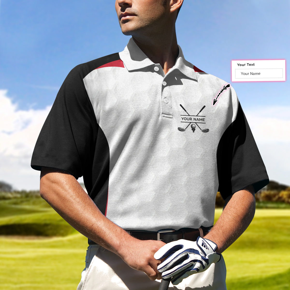I Didn't Miss The Putt Custom Men Polo Shirt, Personalized Golf Shirt For Men, Customized Golf Gift