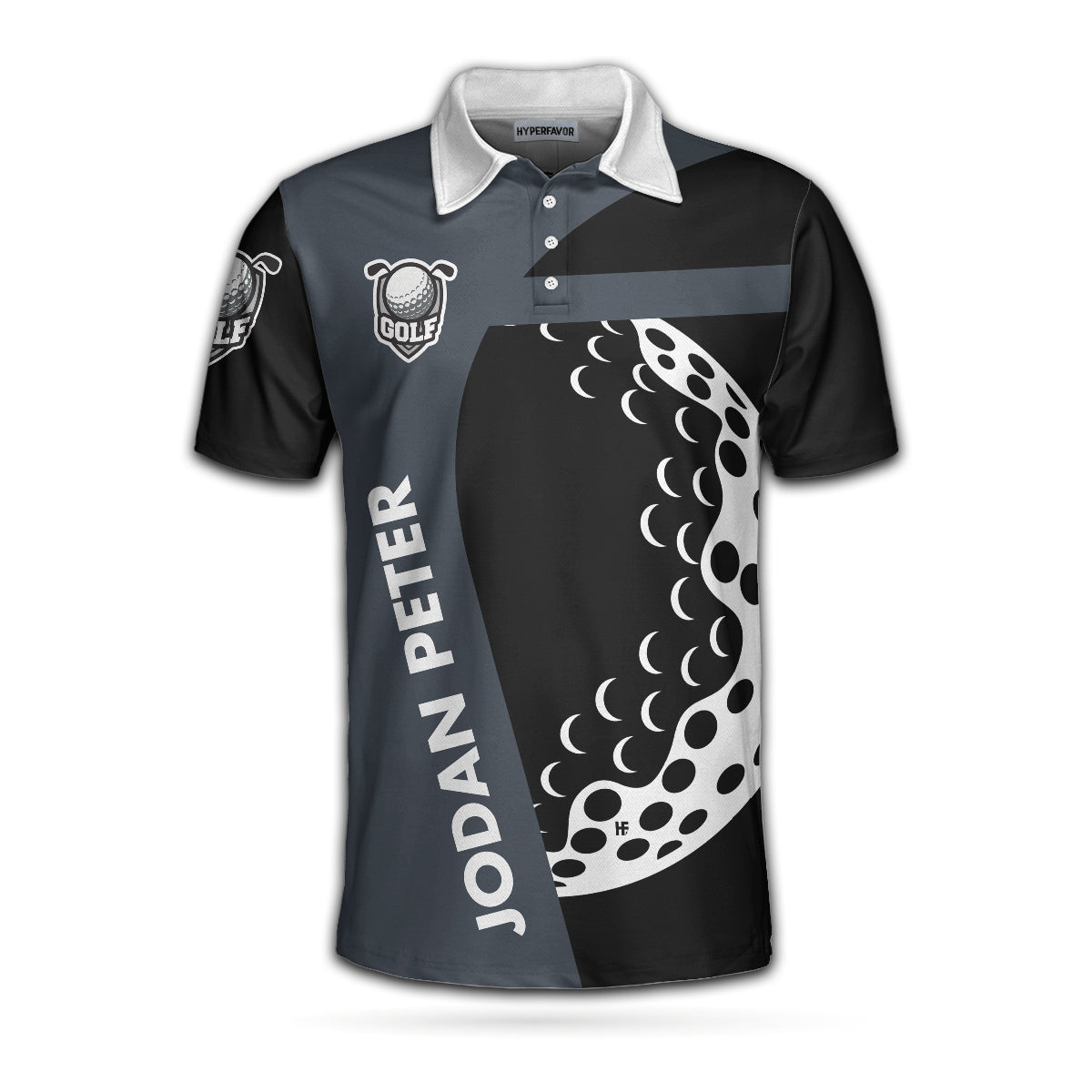I Play Golf Because I Love It Shirt For Men Custom Polo Shirt, Customized Golf Gift For Male Golfers
