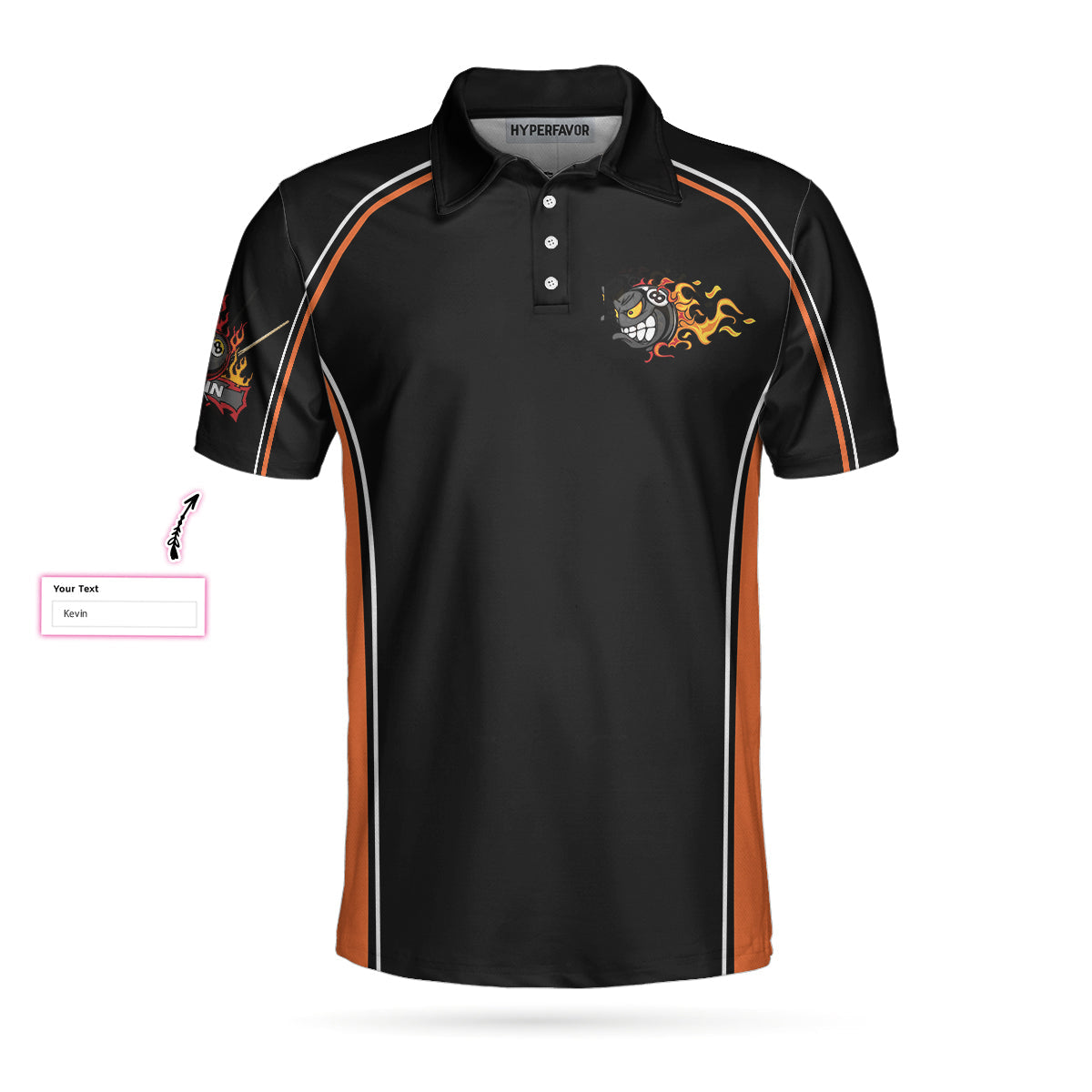 I'm Here To Break Your Balls Billiards Custom Polo Shirt, Best Personalized Billiards Shirt For Men And Women