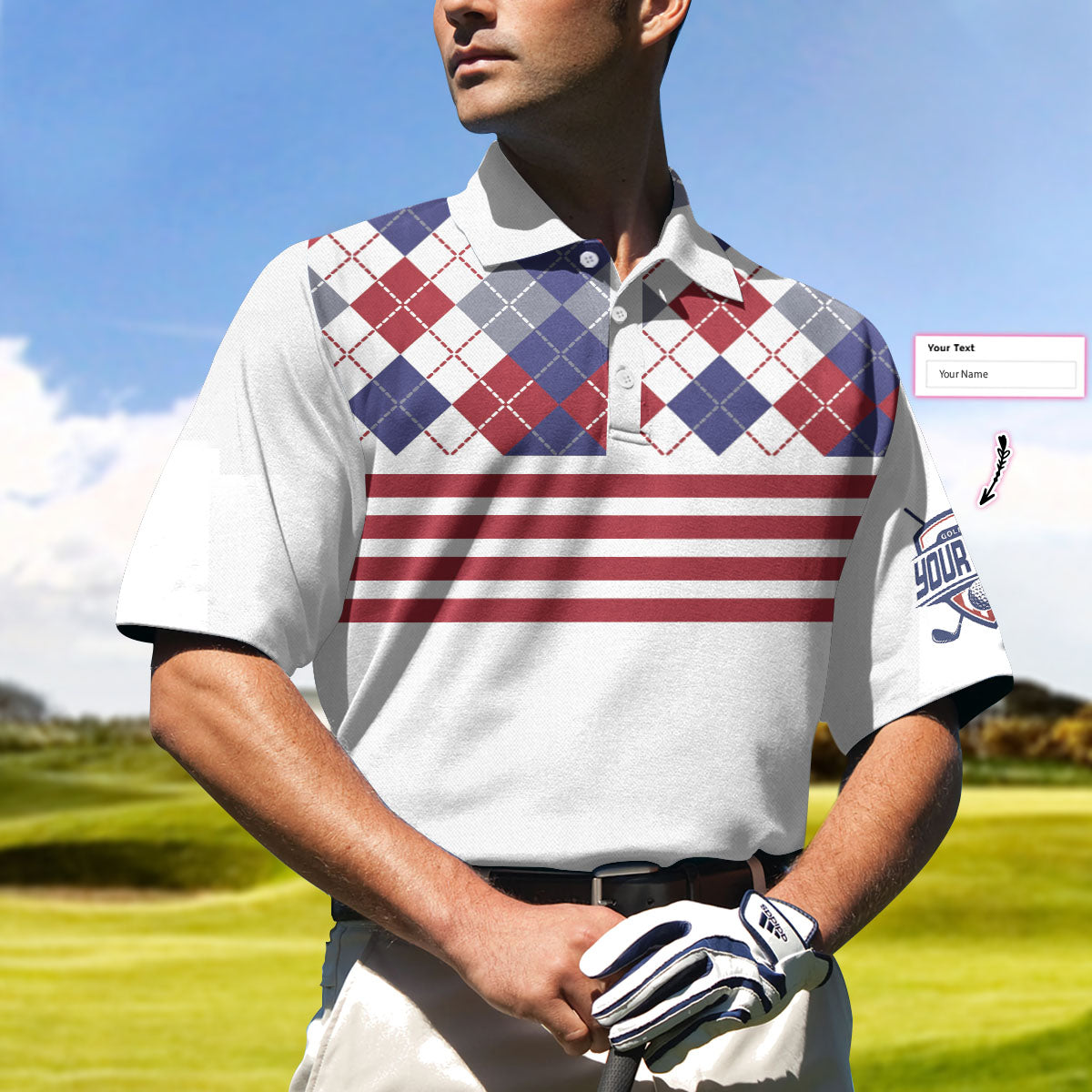 It Takes A Lot Of Balls To Get Where I Am Now Custom Polo Shirt, Personalized Golf Gift Idea, Stripe Golf Shirt Design