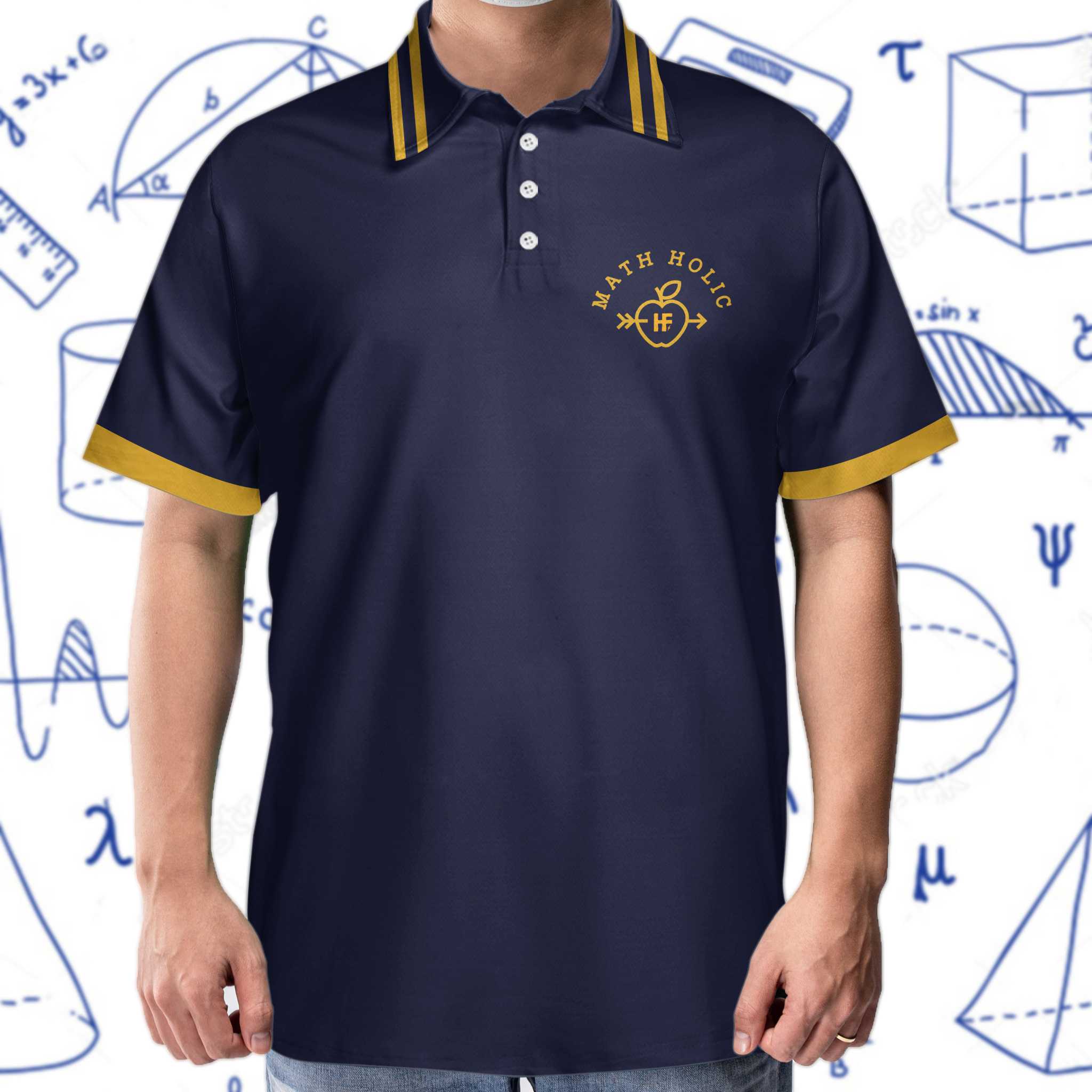 Math Holic Custom Polo Shirt