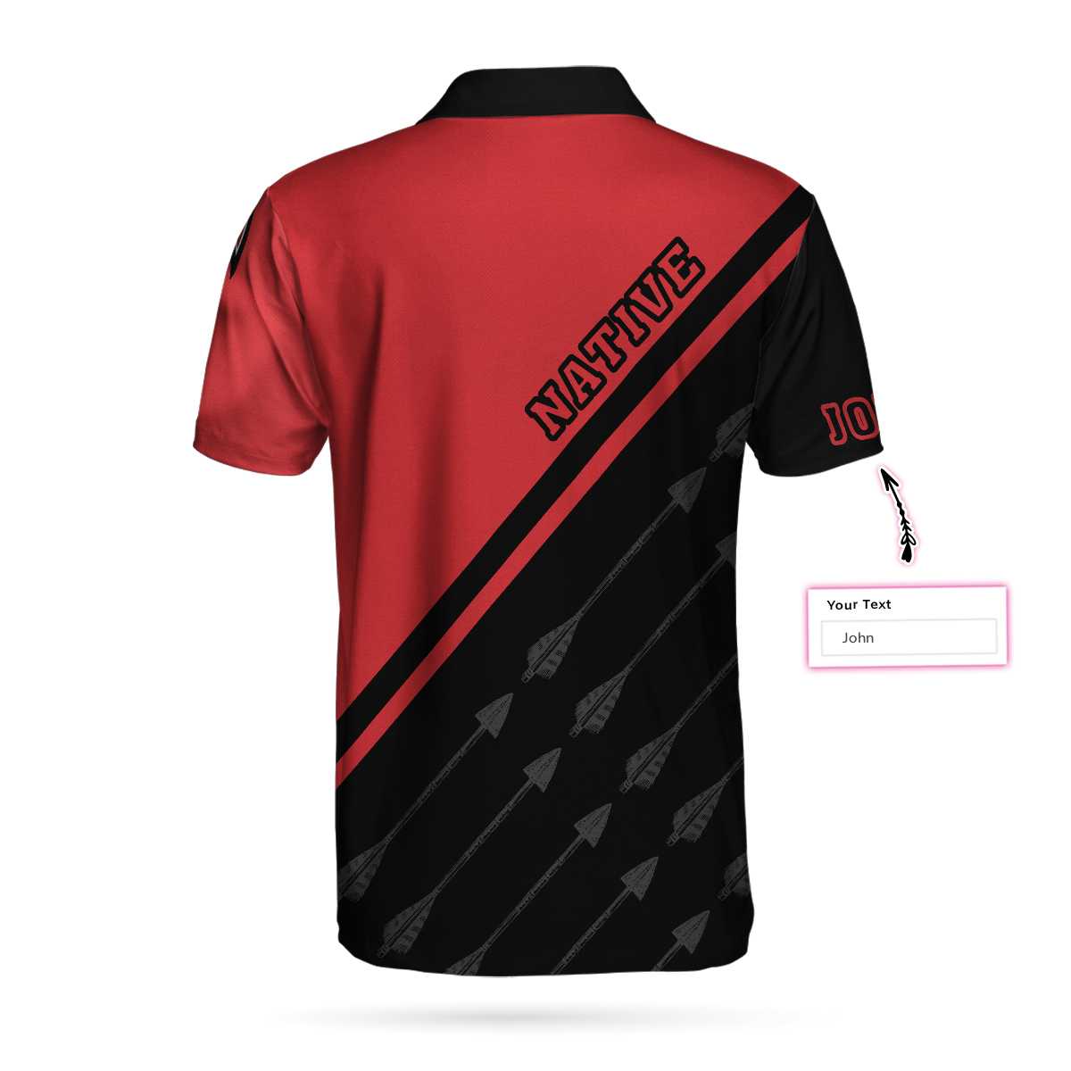 Native Chief Man Native American Custom Polo Shirt