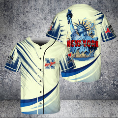 New York The Empire State Baseball Jersey - HYPERFAVOR