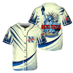 New York The Empire State Baseball Jersey - HYPERFAVOR