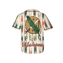 Oklahoma Flag State Baseball Jersey - HYPERFAVOR
