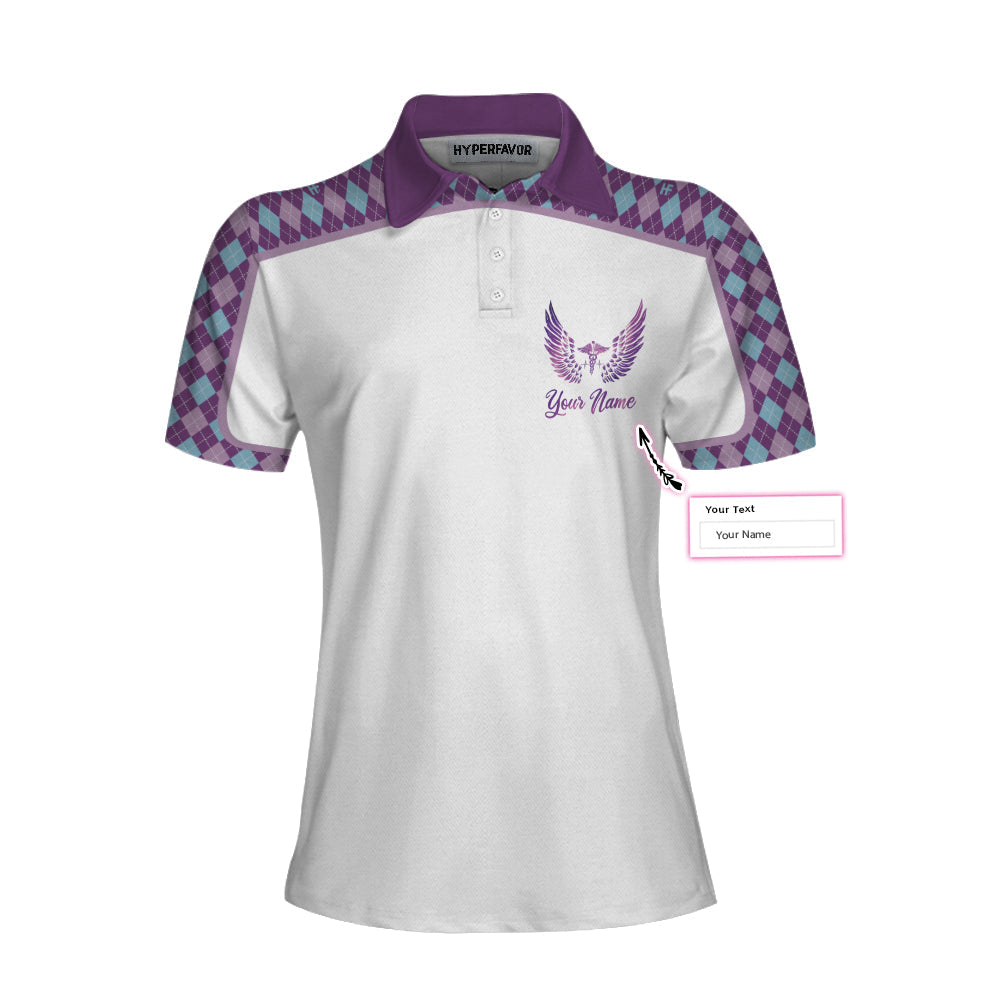 Once A Nurse Always A Nurse No Matter Where You Go Or What You Do You Can Never Truly Get Out Of Nursing Custom Polo Shirt
