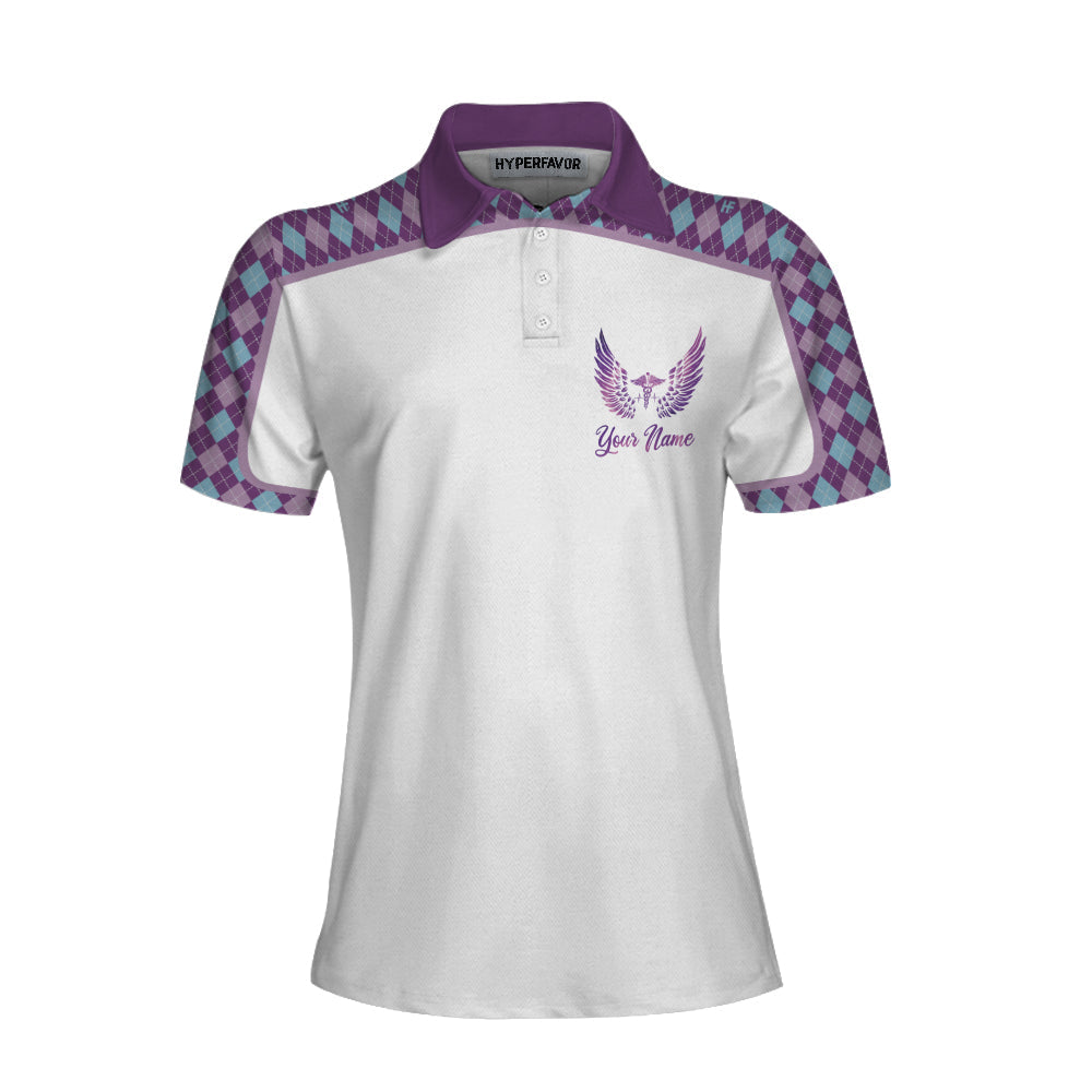 Once A Nurse Always A Nurse No Matter Where You Go Or What You Do You Can Never Truly Get Out Of Nursing Custom Polo Shirt