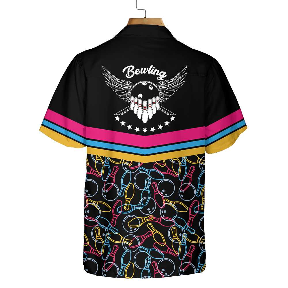Personalized Bowling Custom Hawaiian Shirt, Customized Gift For Bowling Players