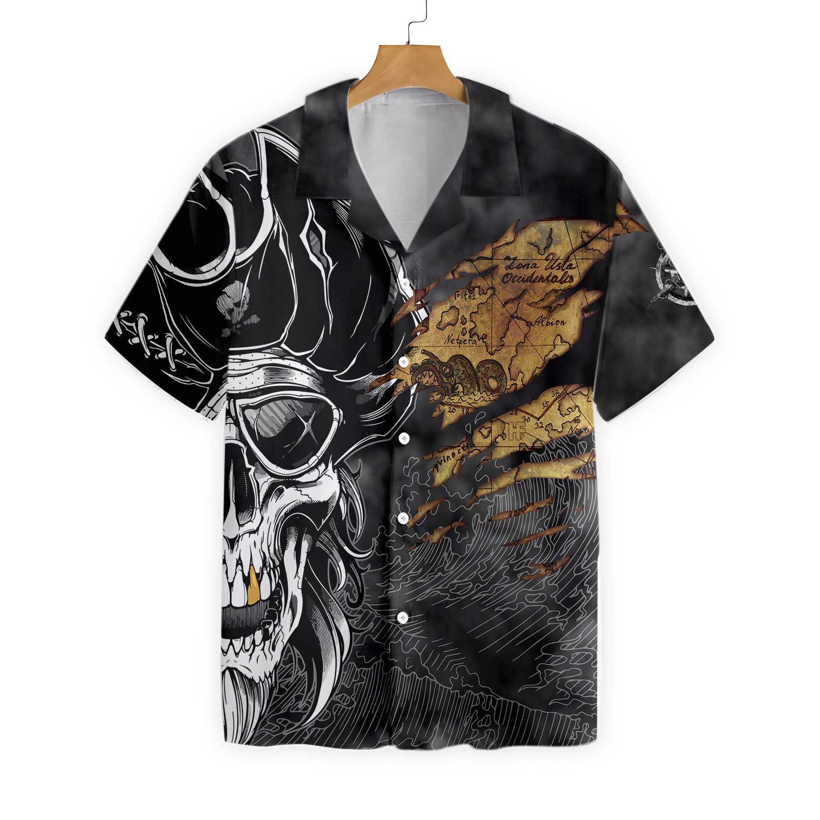 Pirates Skull Hawaiian Shirt