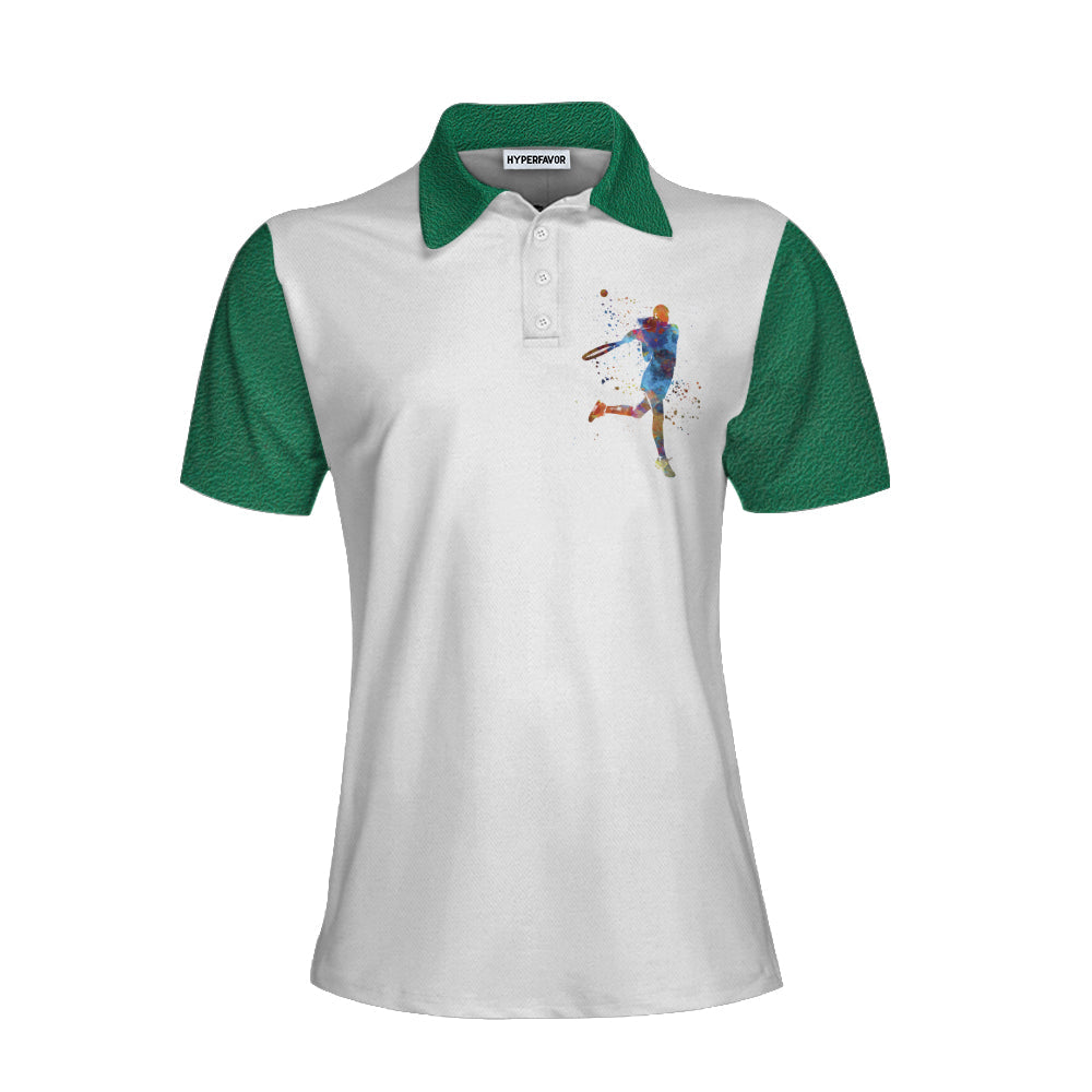 Real Grandmas Play Tennis Women Short Sleeve Polo Shirt, Cool Tennis Polo Style Shirt, Best Tennis Gift