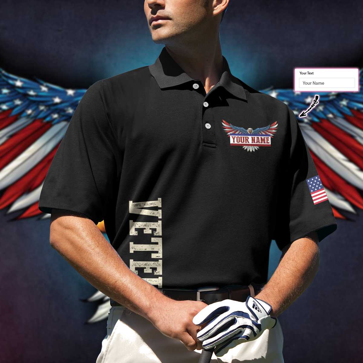 The US Veteran We Went Anyway Custom Polo Shirt, Personalized Gift Idea For Veterans, American Flag Polo Shirt - Hyperfavor
