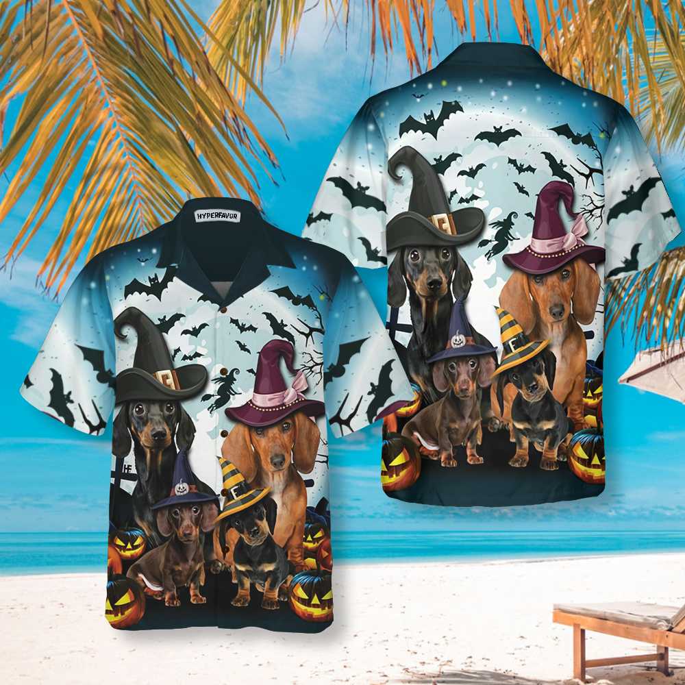 We Are Ready To Go Trick Or Treat Dog Halloween Hawaiian Shirt, Funny Halloween Shirt For Men & Women