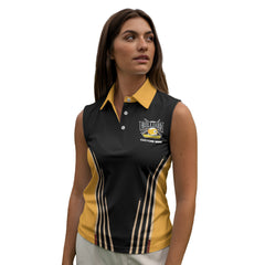 Billiard Champion Sleeveless Polo Shirt Custom Nine Ball Pool Shirt for Women