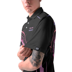 Custom Dart Team Polo Shirt – Personalized Dartboard Design