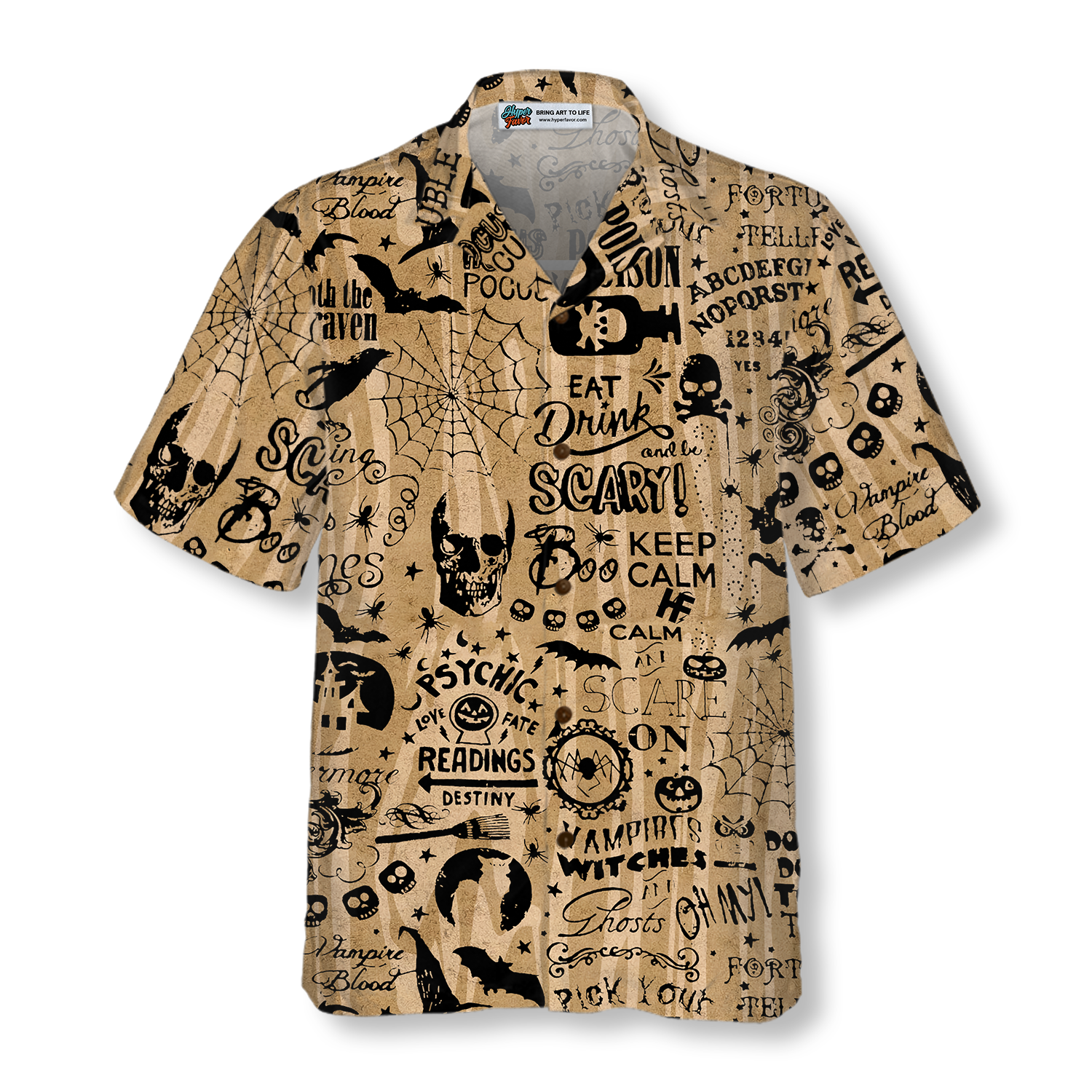 Halloween Ouija Shirt For Men Hawaiian Shirt