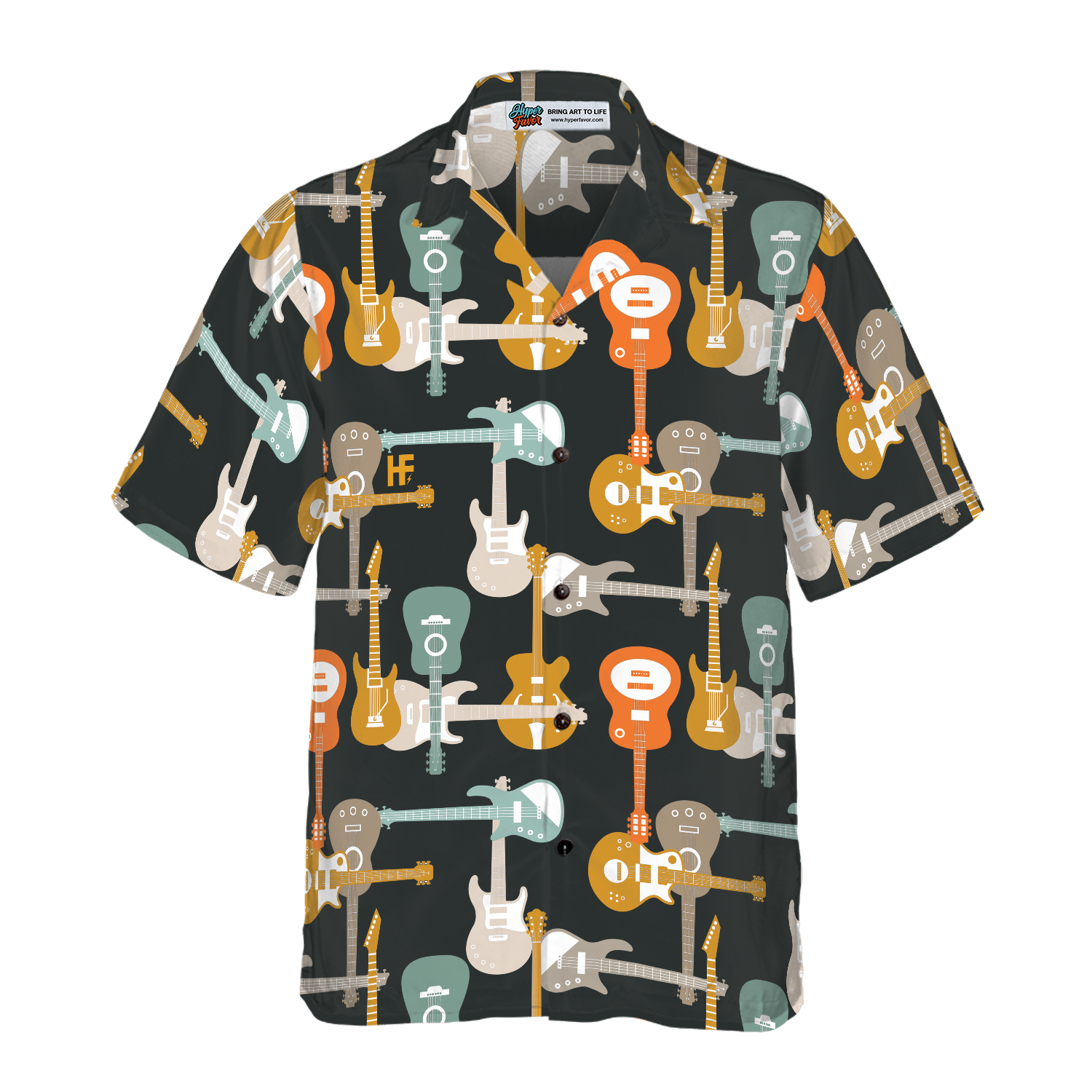 Electric Guitars Hawaiian Shirt