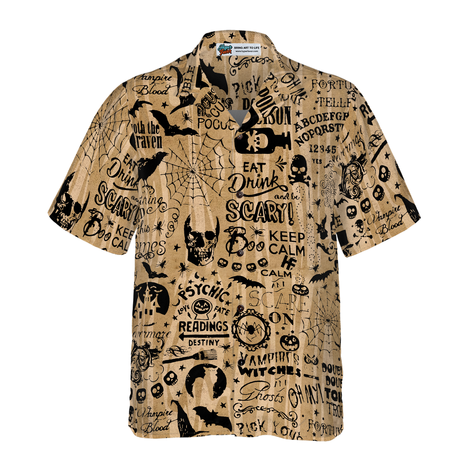Halloween Ouija Shirt For Men Hawaiian Shirt