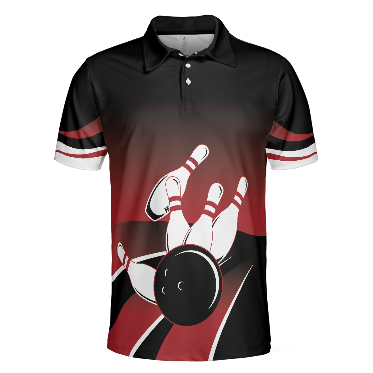 Some Grandpas Play Bingo Real Grandpas Bowl Bowling Polo Shirt, Gift Idea For Bowling Fan Dad, Bowling Shirt For Men