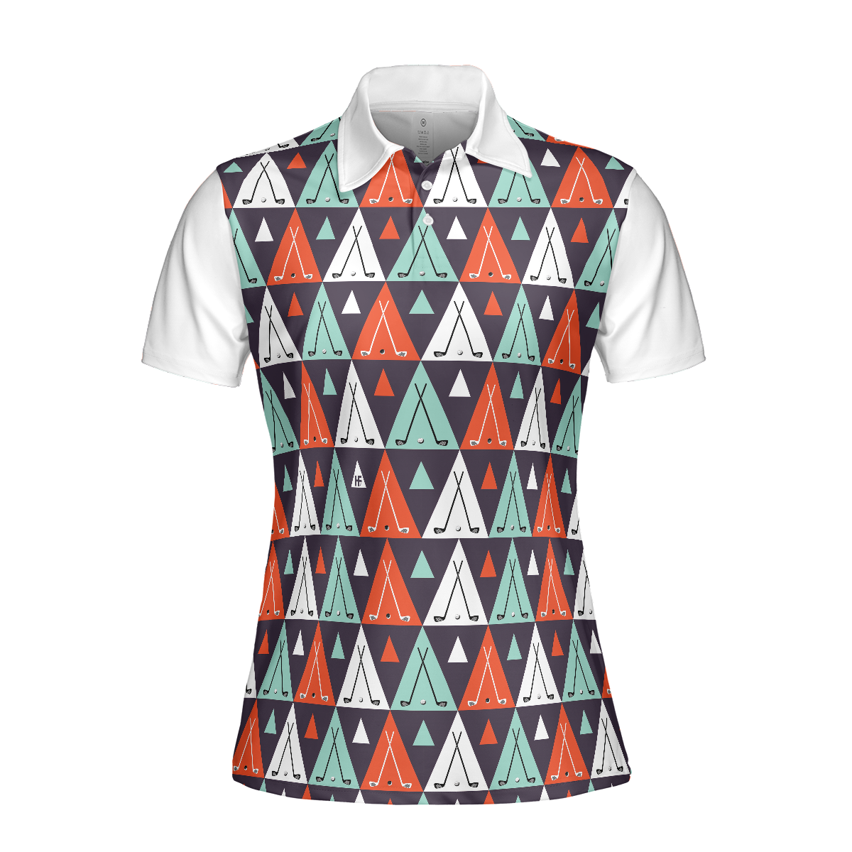 Golf Life In Ethnic Style Short Sleeve Women Polo Shirt