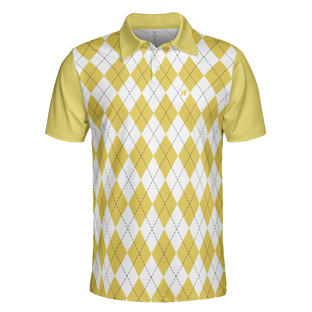 Yes I Do Have A Retirement Plan I Plan On Bowling Polo Shirt, Yellow Argyle Pattern Shirt, Gift For Bowlers