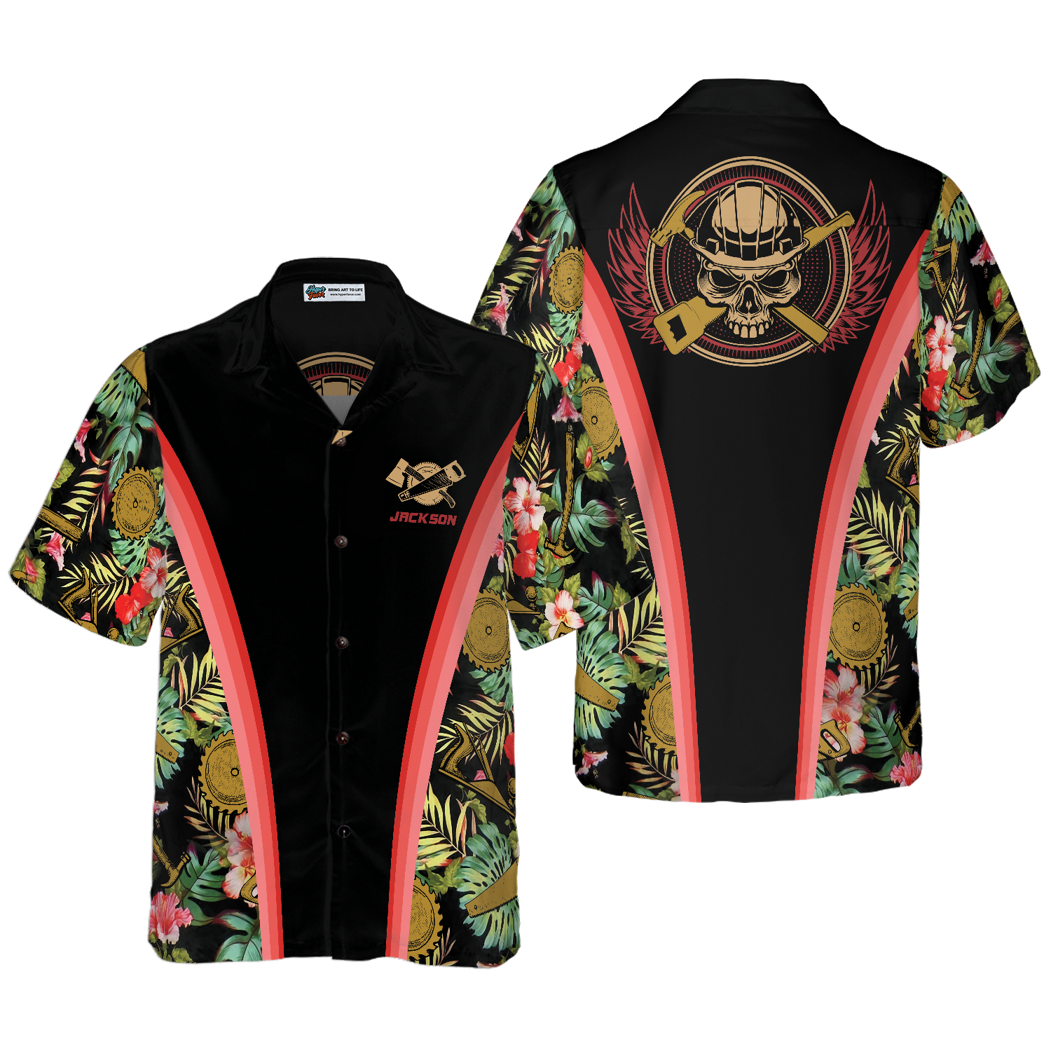 Carpenter Tropical Custom Hawaiian Shirt