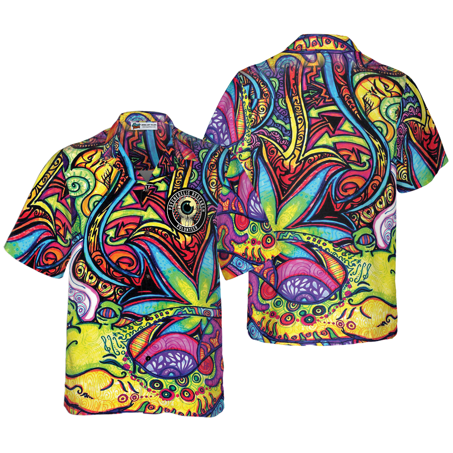 Psychedelic Research Volunteer Hawaiian Shirt
