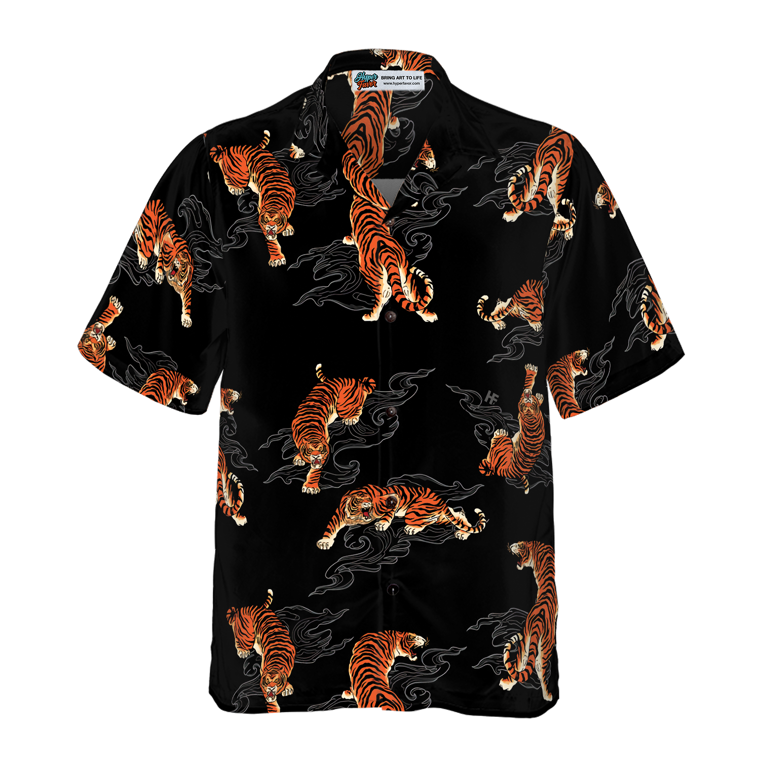 Japanese Tiger Shirt For Men Hawaiian Shirt