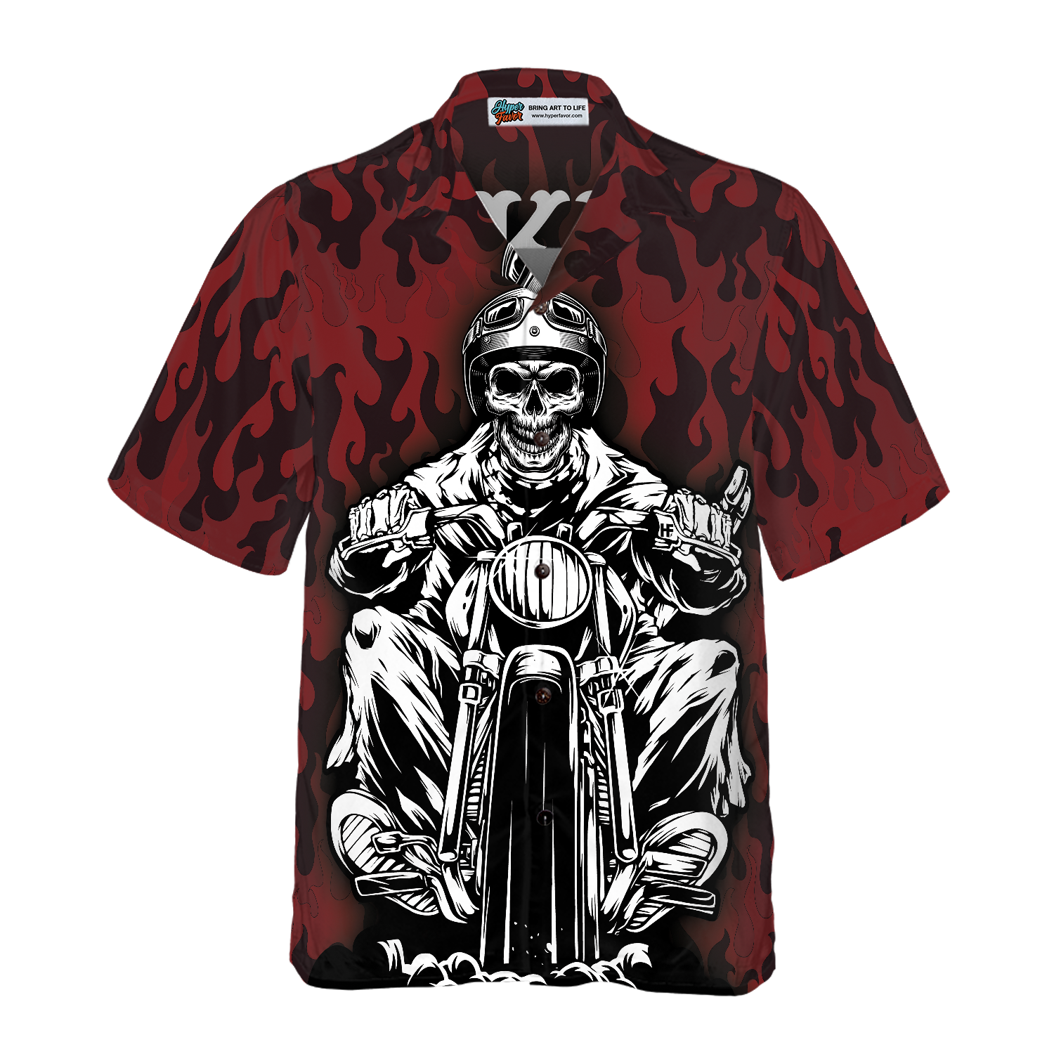 Don't Touch My Motorbike Hawaiian Shirt