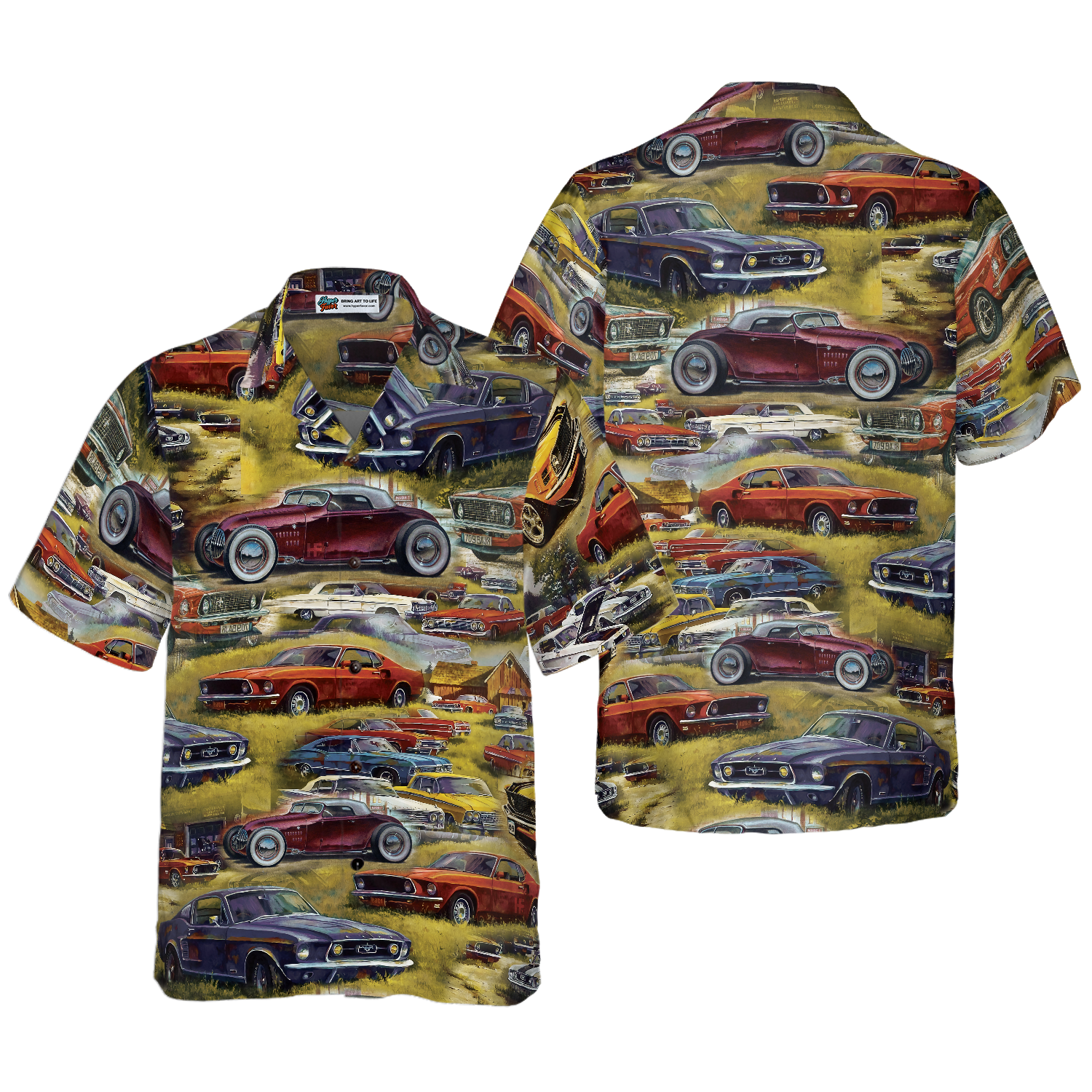 Retro Hot Rod Hawaiian Shirt