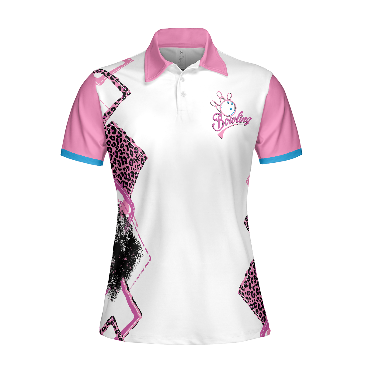 Too Legit To Split Bowling Short Sleeve Women Polo Shirt, Bowling Shirt For Ladies