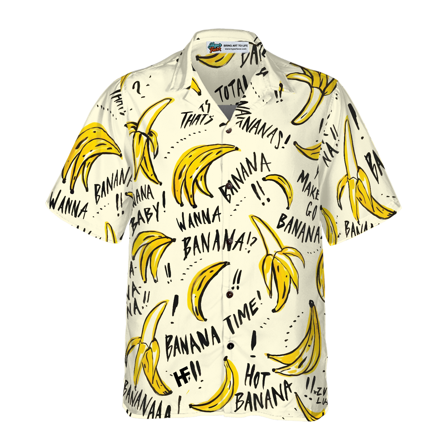 Banana Quote Shirt For Men Hawaiian Shirt