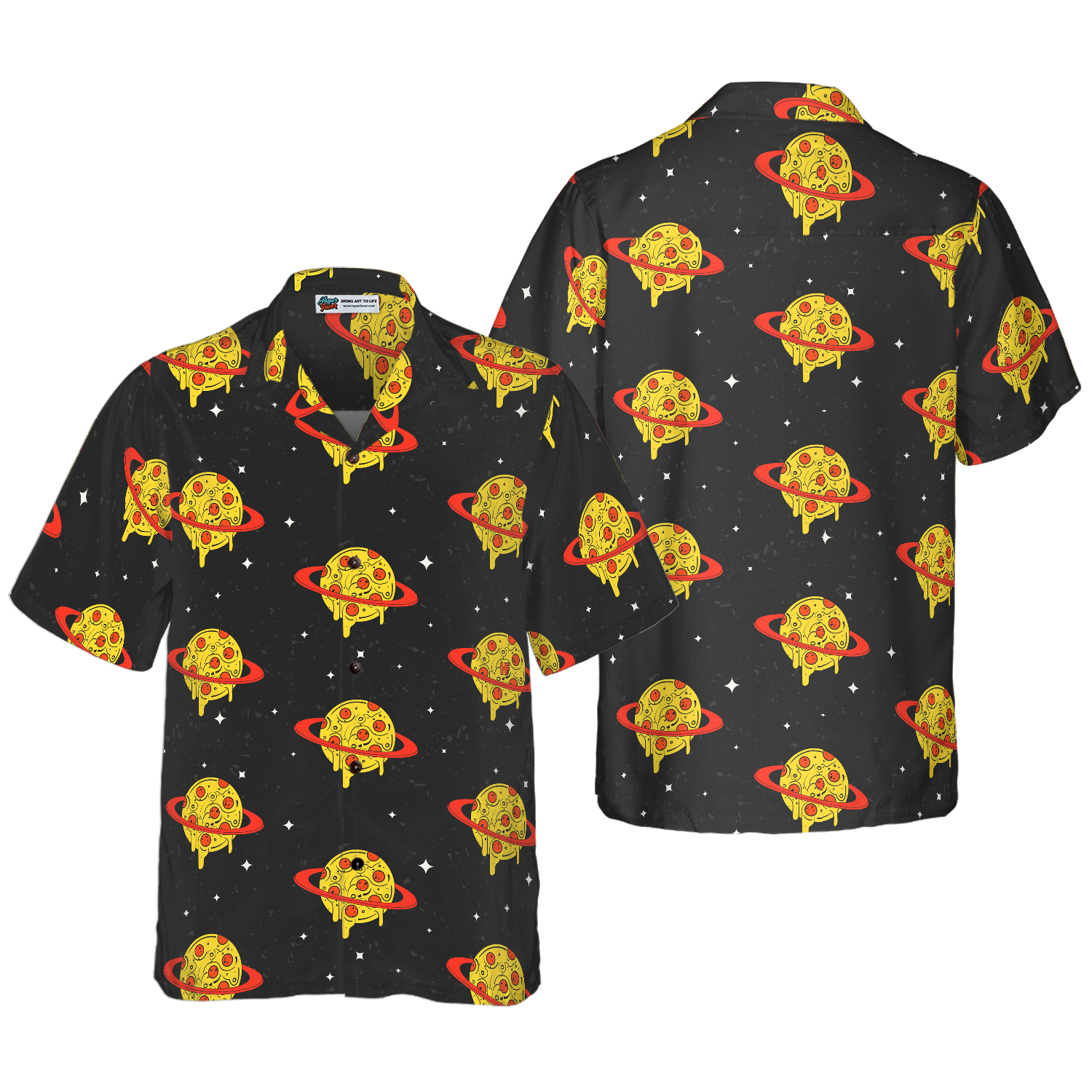 Pizza Planets Shirt For Men Hawaiian Shirt
