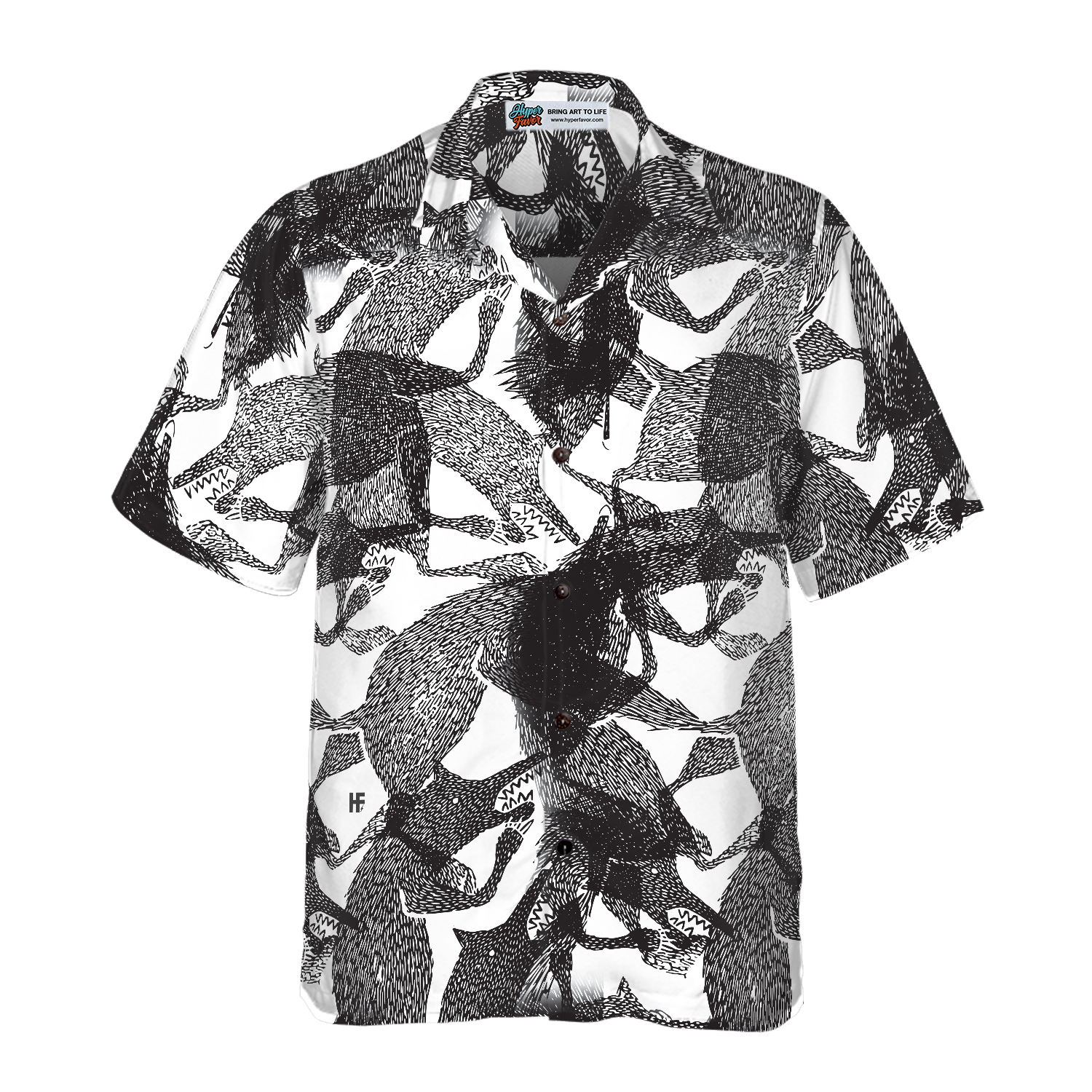 Big Bad Wolf Hawaiian Shirt