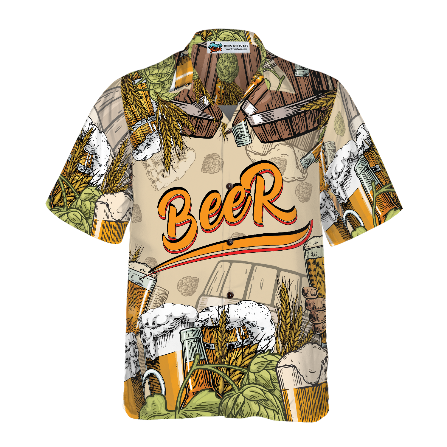 Drinking Beer Hawaiian Shirt